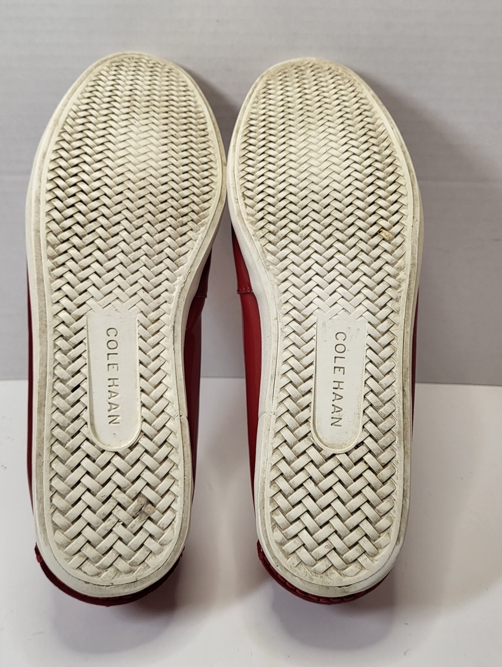 Cole Haan Pinch Maine Classic Red Patent Leather Penny Loafers Size 9.5 - Picture 14 of 15